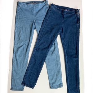 Jeans With M On Back Pocket 